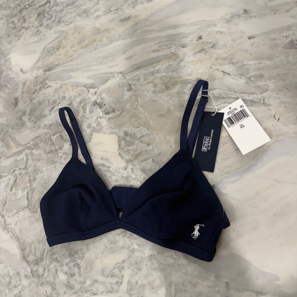 Polo by Ralph Lauren Navy Blue Women's Bra XS